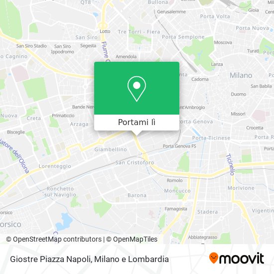 Mappa Giostre Piazza Napoli