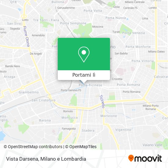 Mappa Vista Darsena