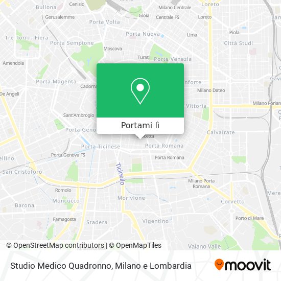 Mappa Studio Medico Quadronno