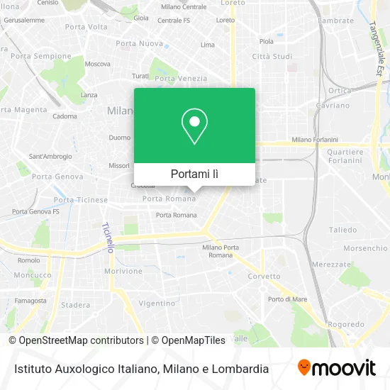 Mappa Istituto Auxologico Italiano