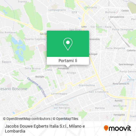 Mappa Jacobs Douwe Egberts Italia S.r.l.