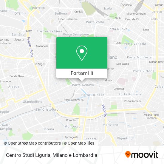 Mappa Centro Studi Liguria