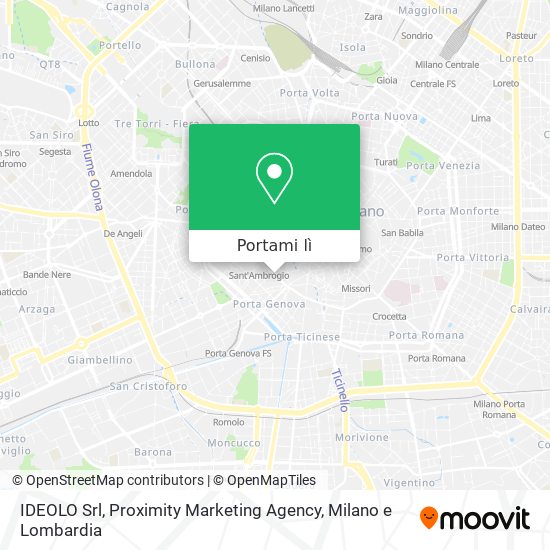 Mappa IDEOLO Srl, Proximity Marketing Agency