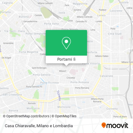 Mappa Casa Chiaravalle