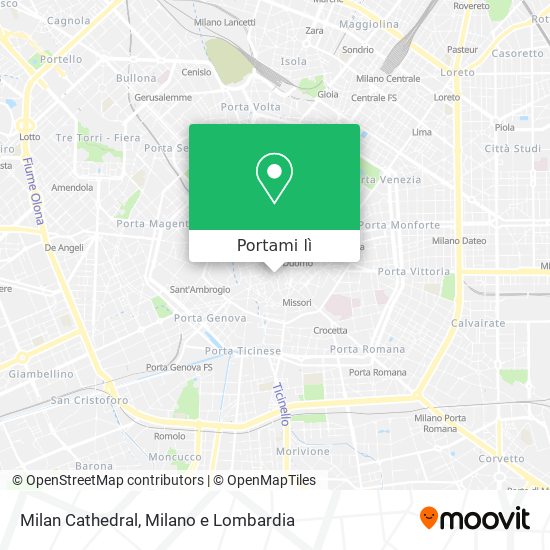 Mappa Milan Cathedral