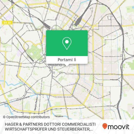 Mappa HAGER & PARTNERS DOTTORI COMMERCIALISTI WIRTSCHAFTSPRÜFER UND STEUERBERATER