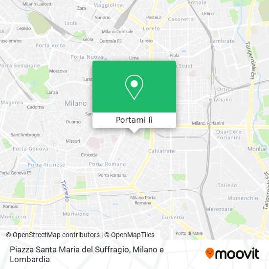 Mappa Piazza Santa Maria del Suffragio