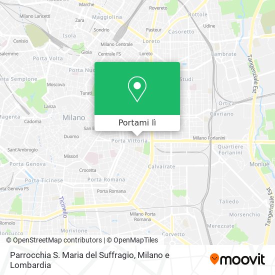 Mappa Parrocchia S. Maria del Suffragio