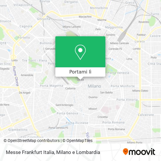 Mappa Messe Frankfurt Italia