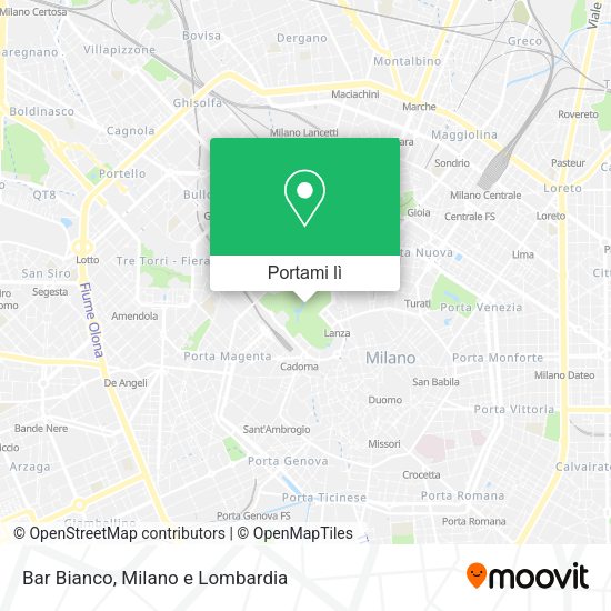 Mappa Bar Bianco