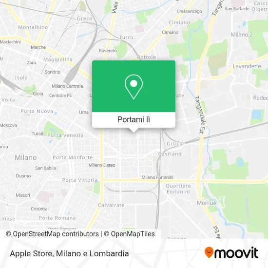 Mappa Apple Store