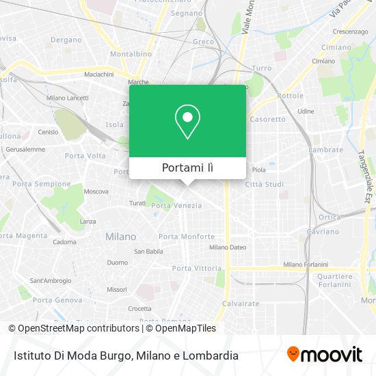 Mappa Istituto Di Moda Burgo