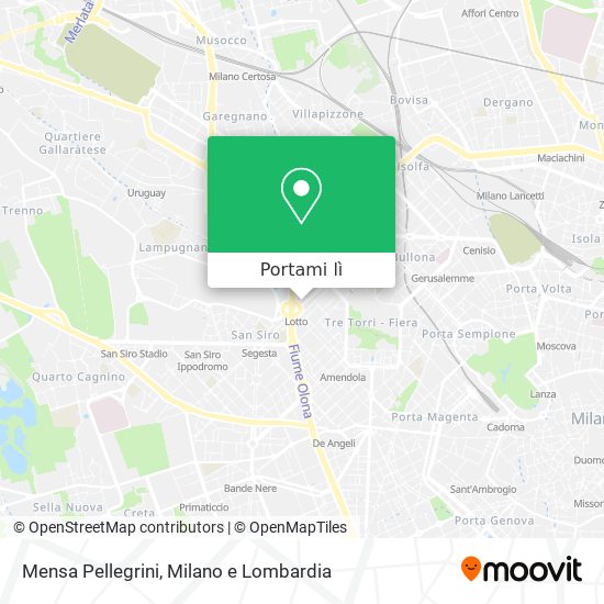 Mappa Mensa Pellegrini