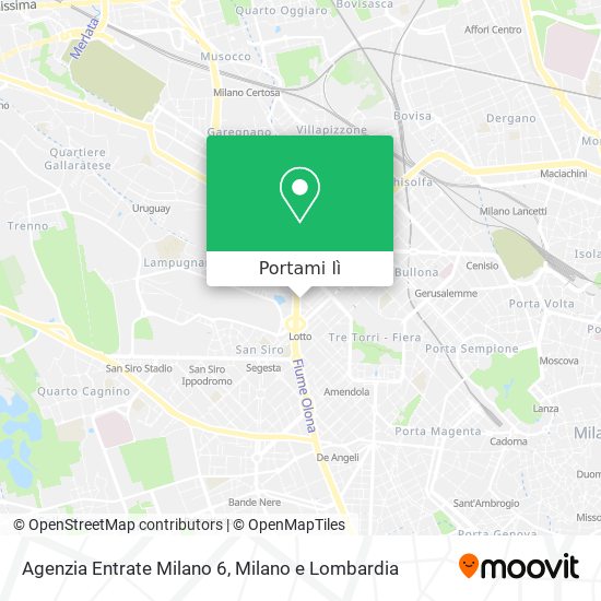 Mappa Agenzia Entrate Milano 6