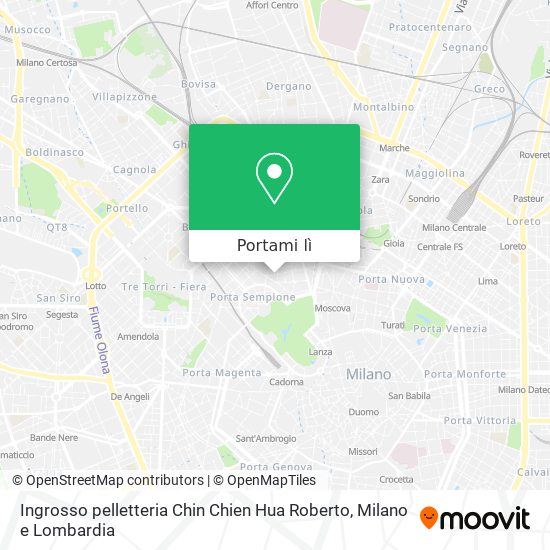 Mappa Ingrosso pelletteria Chin Chien Hua Roberto