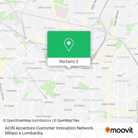 Mappa ACIN Accenture Customer Innovation Network