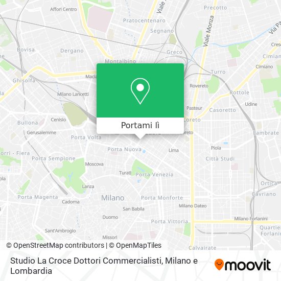 Mappa Studio La Croce Dottori Commercialisti