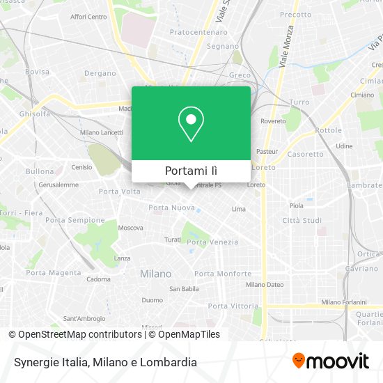 Mappa Synergie Italia