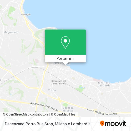 Mappa Desenzano Porto Bus Stop