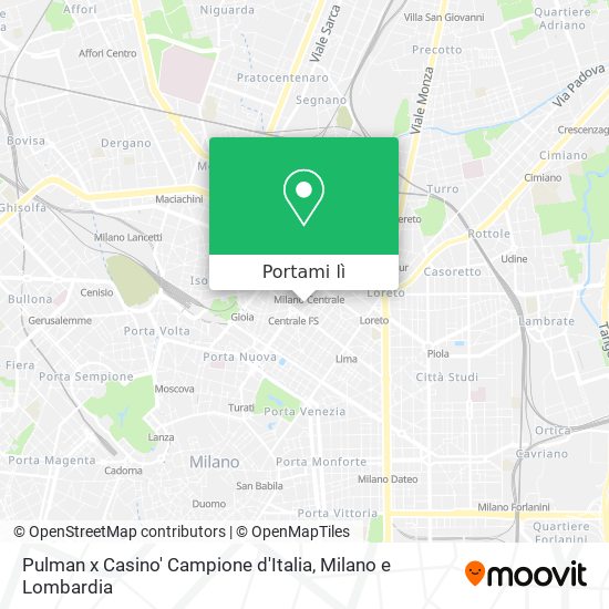 Mappa Pulman x Casino' Campione d'Italia