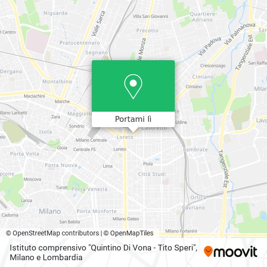 Mappa Istituto comprensivo "Quintino Di Vona - Tito Speri"