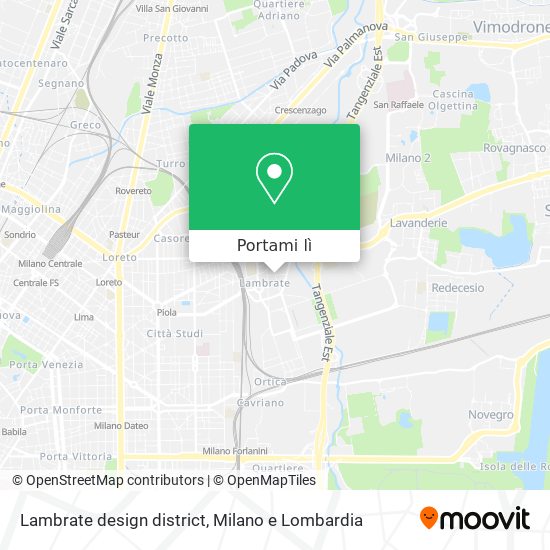Mappa Lambrate design district