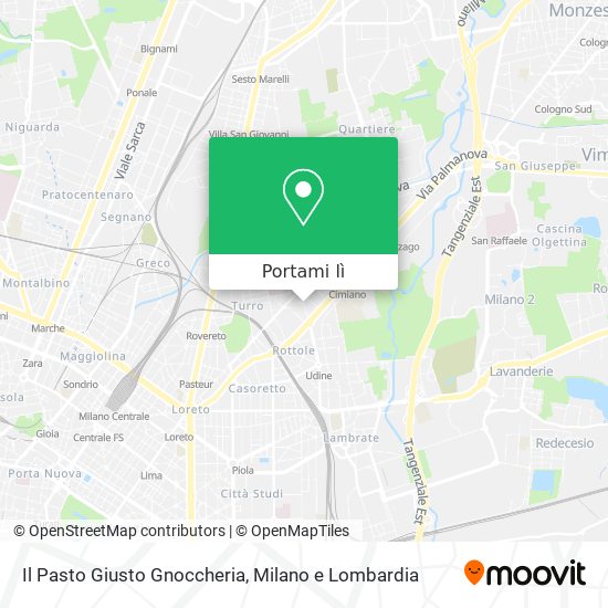Mappa Il Pasto Giusto Gnoccheria