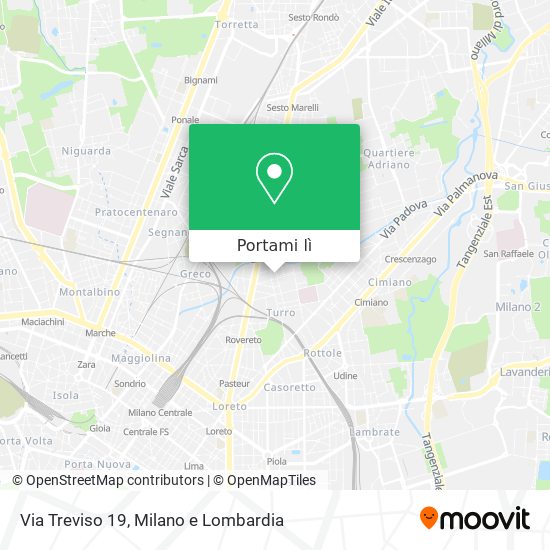 Mappa Via Treviso 19