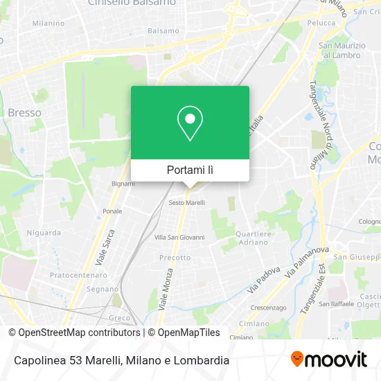 Mappa Capolinea 53 Marelli