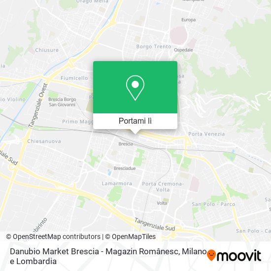 Mappa Danubio Market Brescia - Magazin Românesc