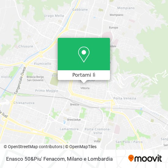 Mappa Enasco 50&Piu' Fenacom