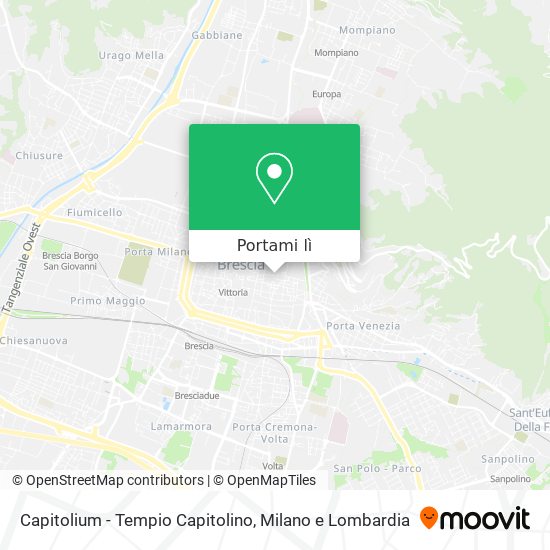 Mappa Capitolium - Tempio Capitolino