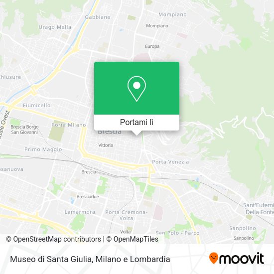 Mappa Museo di Santa Giulia