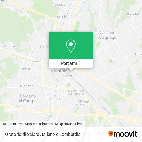 Mappa Oratorio di Sciare'