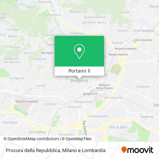 Mappa Procura della Repubblica