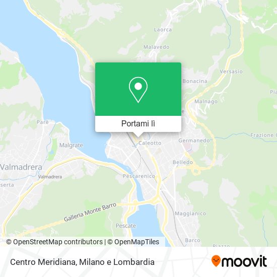Mappa Centro Meridiana