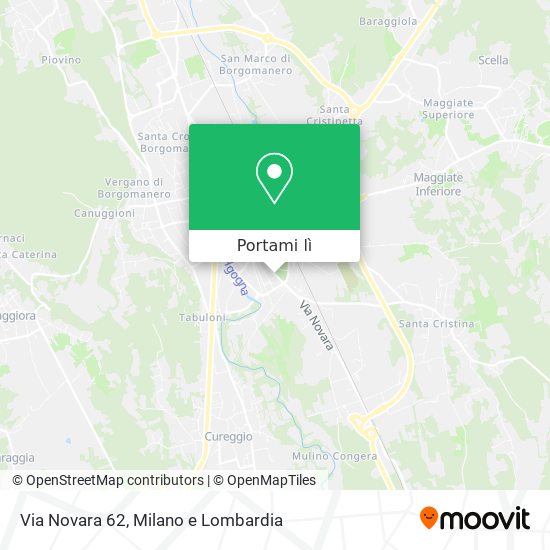 Mappa Via Novara 62