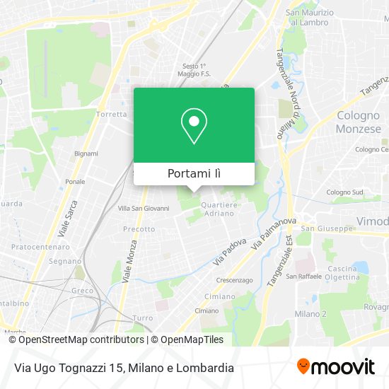 Mappa Via Ugo Tognazzi 15