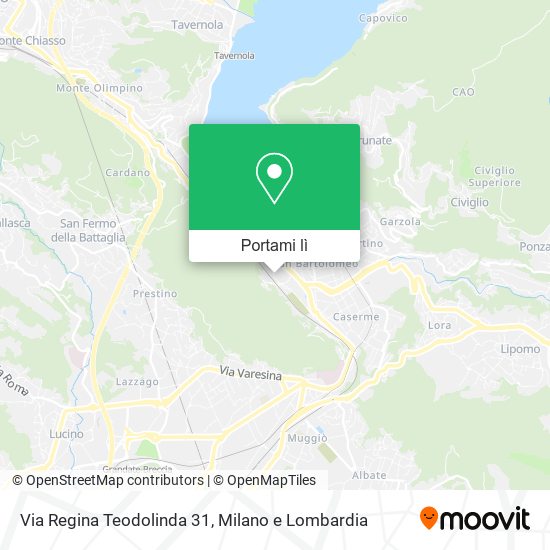 Mappa Via Regina Teodolinda  31