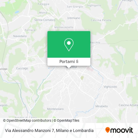 Mappa Via Alessandro Manzoni 7