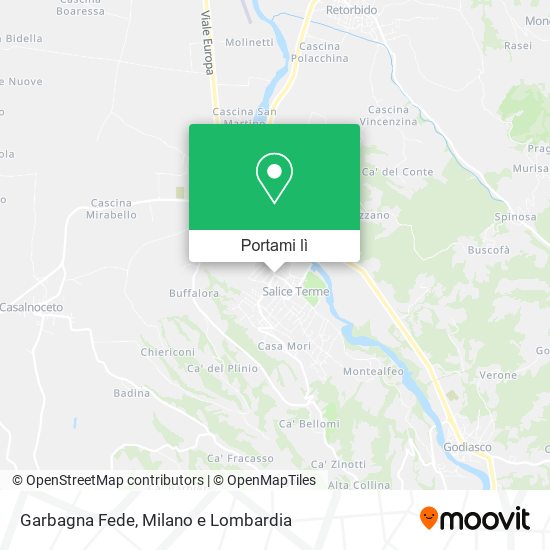 Mappa Garbagna Fede