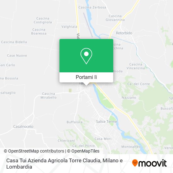 Mappa Casa Tui Azienda Agricola Torre Claudia