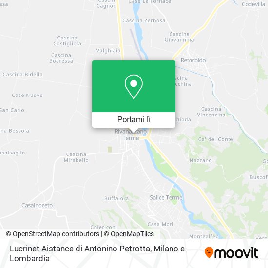 Mappa Lucrinet Aistance di Antonino Petrotta