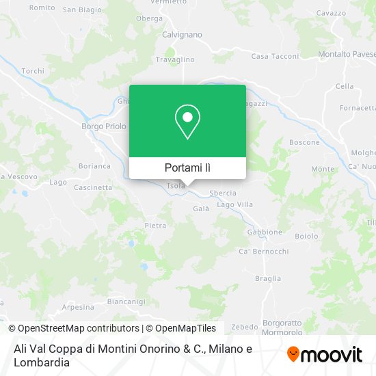 Mappa Ali Val Coppa di Montini Onorino & C.