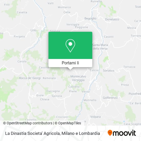 Mappa La Dinastia Societa' Agricola