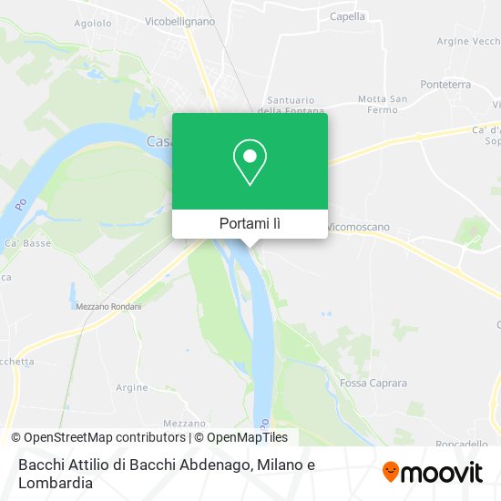 Mappa Bacchi Attilio di Bacchi Abdenago