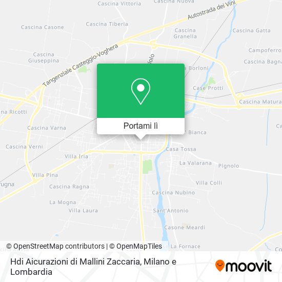 Mappa Hdi Aicurazioni di Mallini Zaccaria