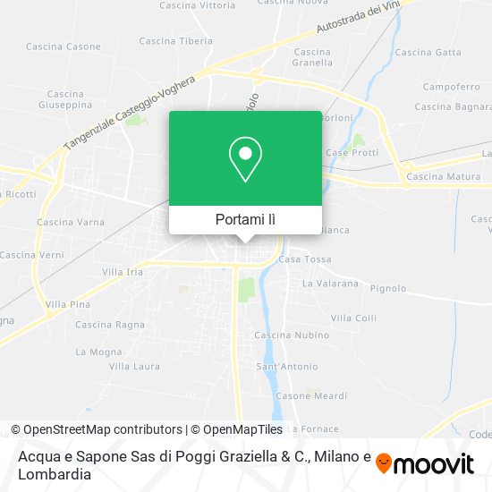 Mappa Acqua e Sapone Sas di Poggi Graziella & C.