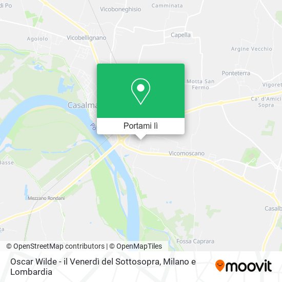 Mappa Oscar Wilde - il Venerdì del Sottosopra