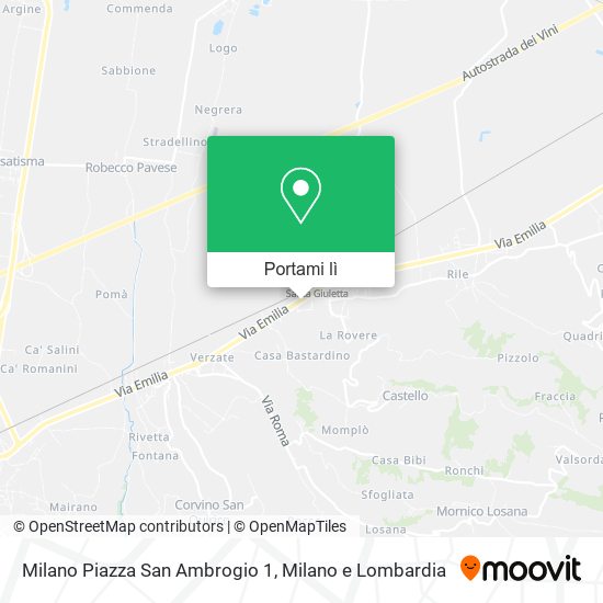 Mappa Milano Piazza San Ambrogio 1
